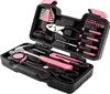 Hand Tool Kits-39pcs pink utility knife