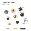 Plated 12mm alloy hexagonal pointed nail 6mm Phillips head iron screw