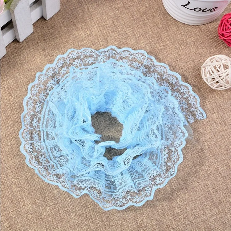 4,5 metri, nastro di pizzo floreale elasticizzato in tulle, larghezza 15 cm, per fai da te, gioielli, artigianato, abbigliamento, regali, decorazioni per feste di nozze Burgundy
