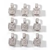 Plata + 4mm * 16 pulgadas Tenis