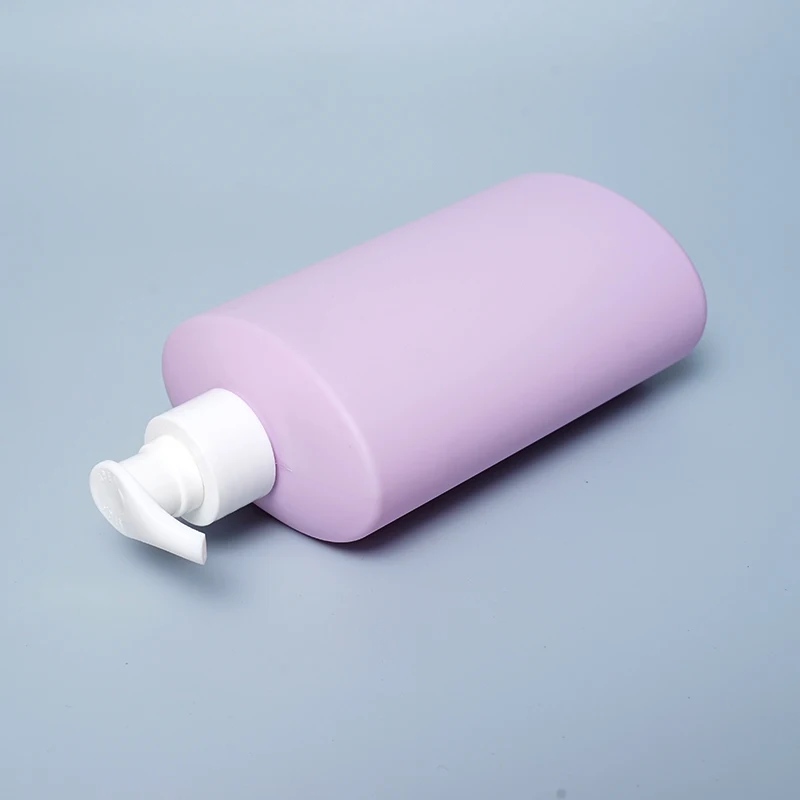 Luxury 500ML 750Ml HDPE Shampoo Plastic Bottle With Soft Touch