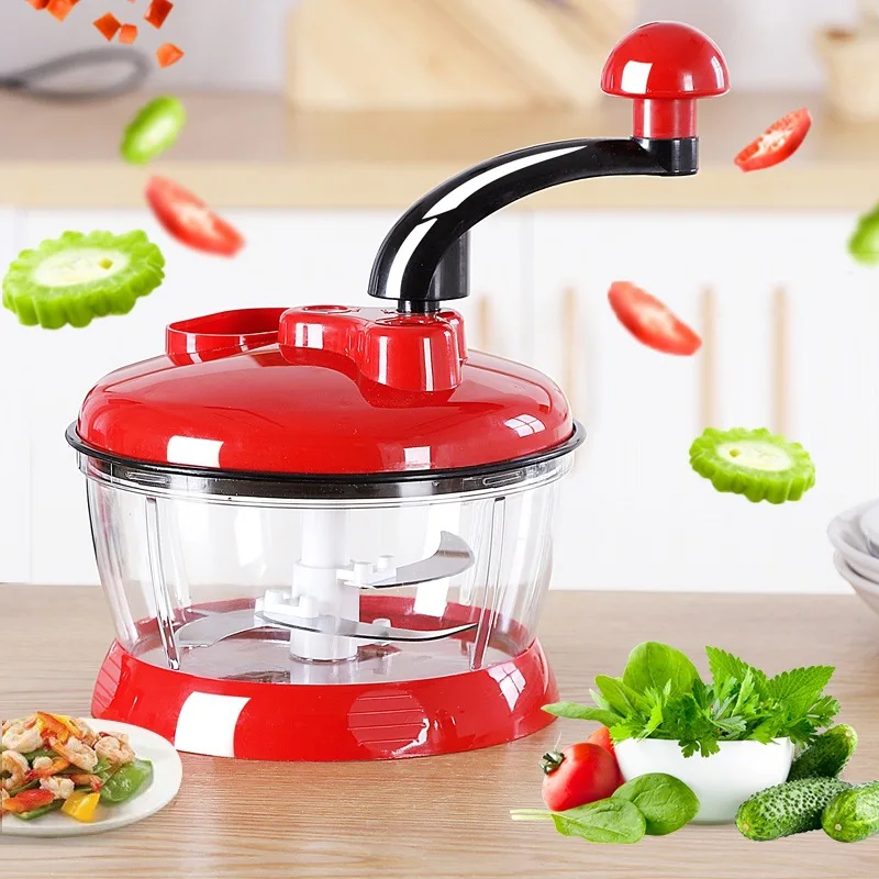 Consumix 9-in-1 Vegetable Chopper With Container - 8 Blades, Peeler, Masher & Egg Separator