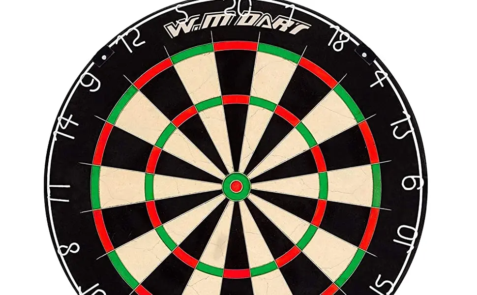 Win.max Dart Board Bristle Steel Tip Dartboard With Flights Finger Grip