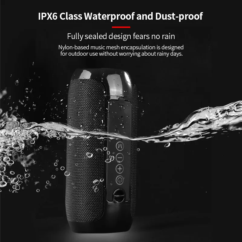 Portable Speaker TG117 Waterproof Blue tooth Speaker Outdoor Subwoofer Bass Wireless Speakers Loudspeaker FM TF - ANKUX Tech Co., Ltd