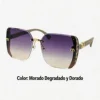 Morado Degladado y Dorado