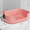 Cuenco para gatos de una sola pieza, rosa melocotón