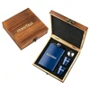 8oz Blue SS Hip Flask