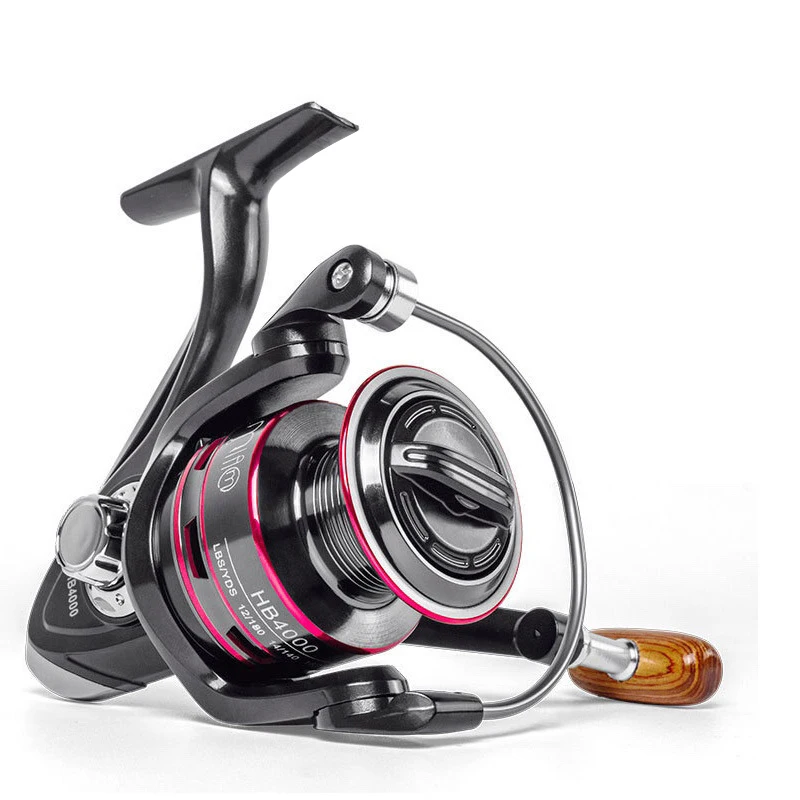 Professional Wooden Handshake Spinning Fishing Reel - Fishing Nice