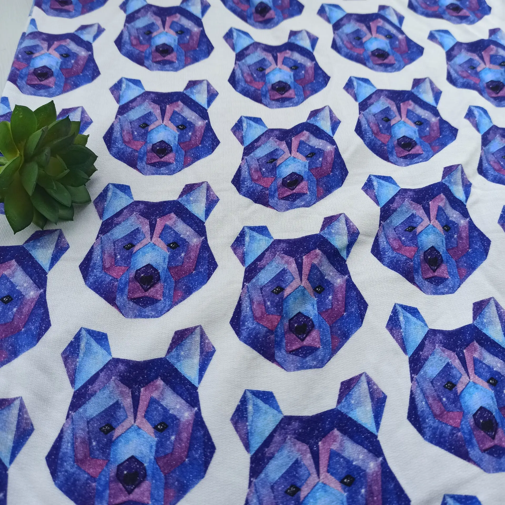 Лучшее качество, принт для собак, 95% бамбук, 5% спандекс, тяжелая футболка из бамбука, французская махровая ткань для детей