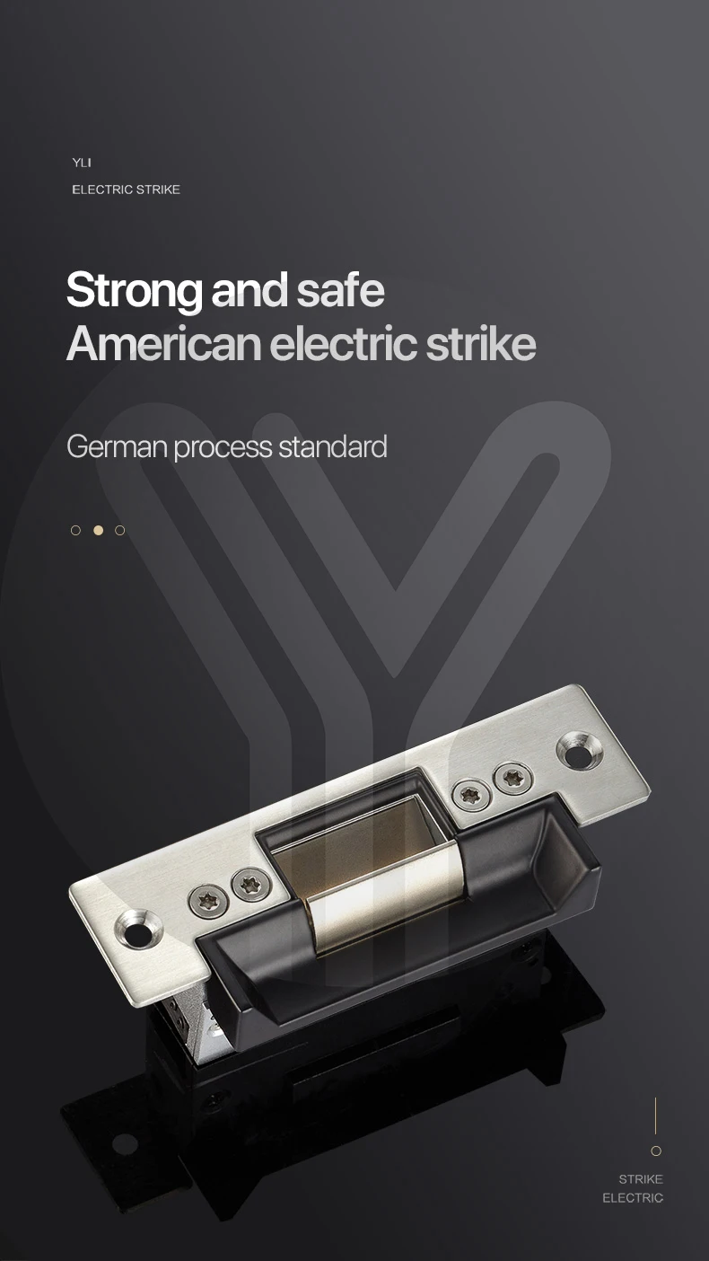 thumbnail interactive-video image 1 of YLI Heavy Duty Electric Strike Lock – ANSI Standard, Fail Secure With Door Status Output – YS-138-S 1 of 2