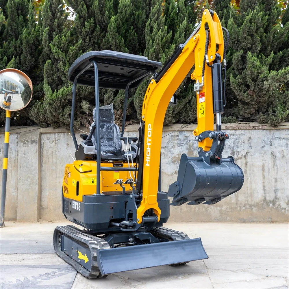 بیل مکانیکی کوچک زنجیری ۱٫۸ تن، حمل رایگان، مورد تأیید EPA، استاندارد اروپایی ۵ و CE، برای مصارف کشاورزی، دستگاه حفاری دست‌ساز با قابلیت سفارشی‌سازی