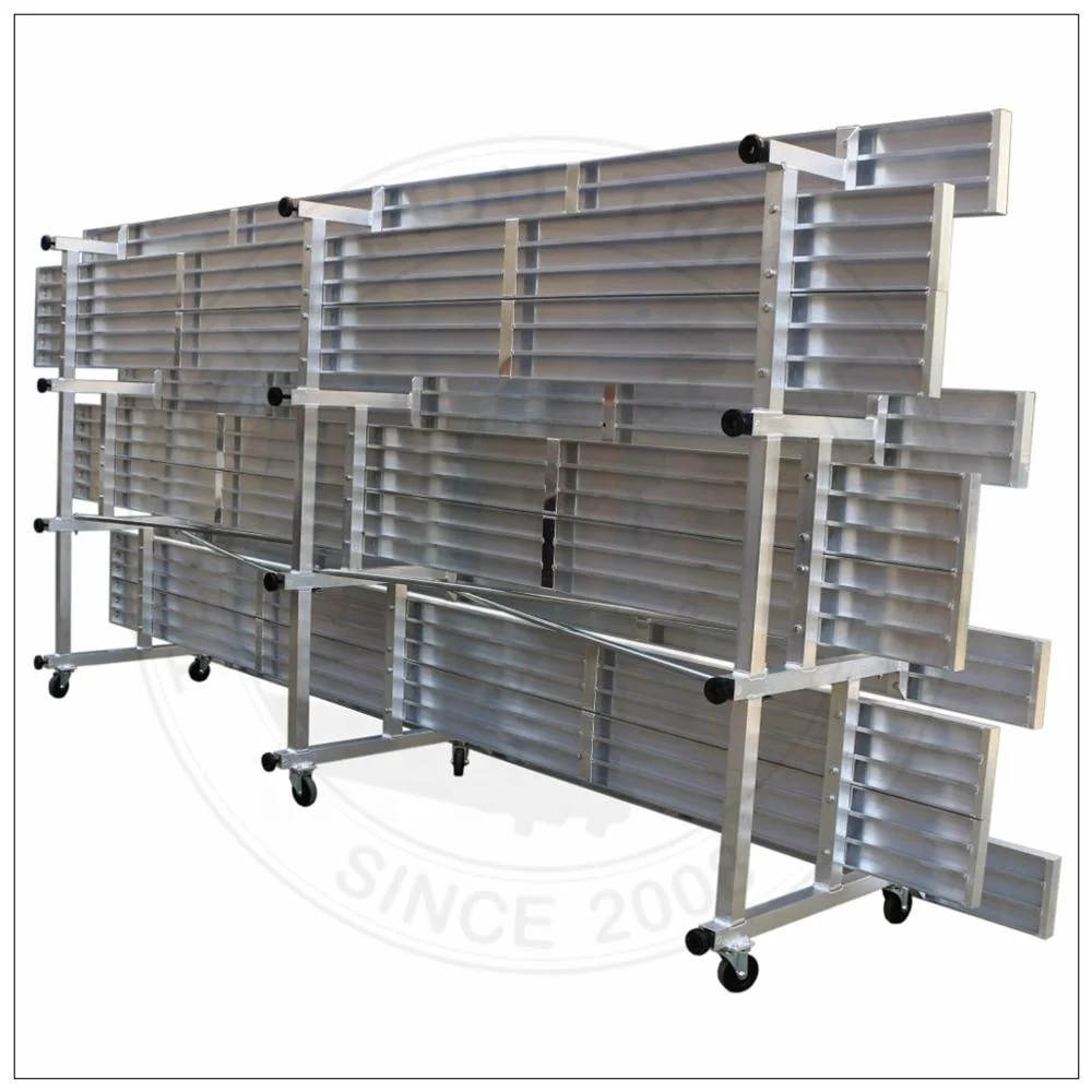 Portable Movable Scaffolding Layer Platform Stage Aluminum Basketball Soccer Plastic Bleacher Cushion Chair for Stadium Seats