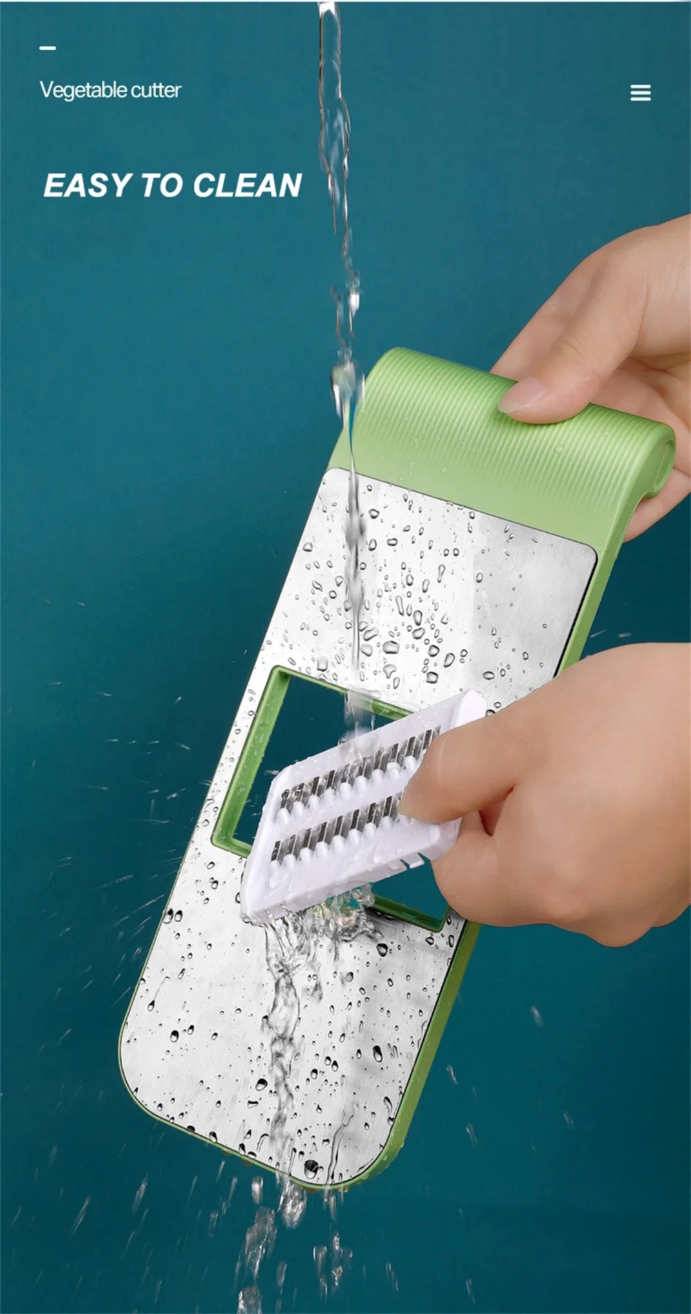 Multifunctional Stainless Steel Potato Peeler Food Slicer Mandoline Vegetable Cutter Grater Slicer Chopper