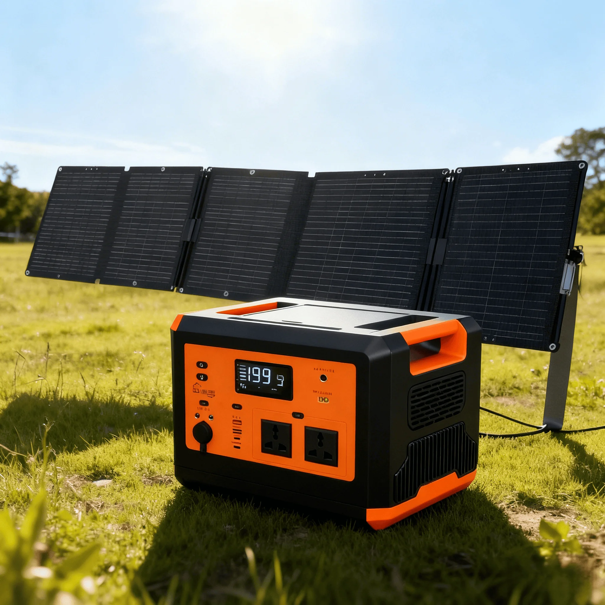 2400W 3000W 5000W UPS Generator Solar Portable Power Supply Station ...