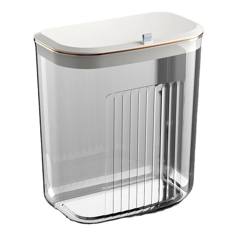 Wall Mounted Plastic Laundry Basket Hanging Storage Basket Bathroom