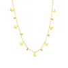 Gold with butterfly necklace