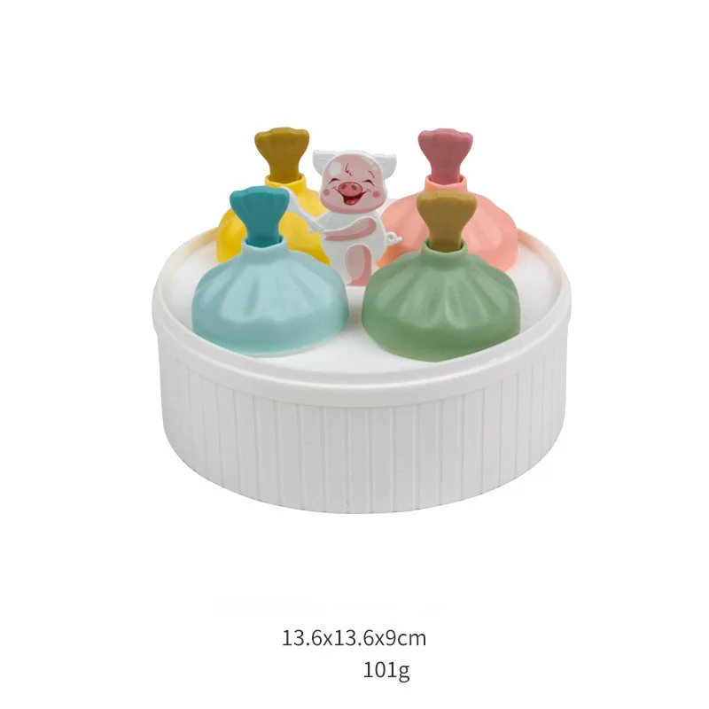 YDS Homemade Silicone Popsicle Maker Kid Easy Release Ice Mold Mini Popsicle Mold 4 Cavities Reusable Cartoon DIY Ice Pop Molds
