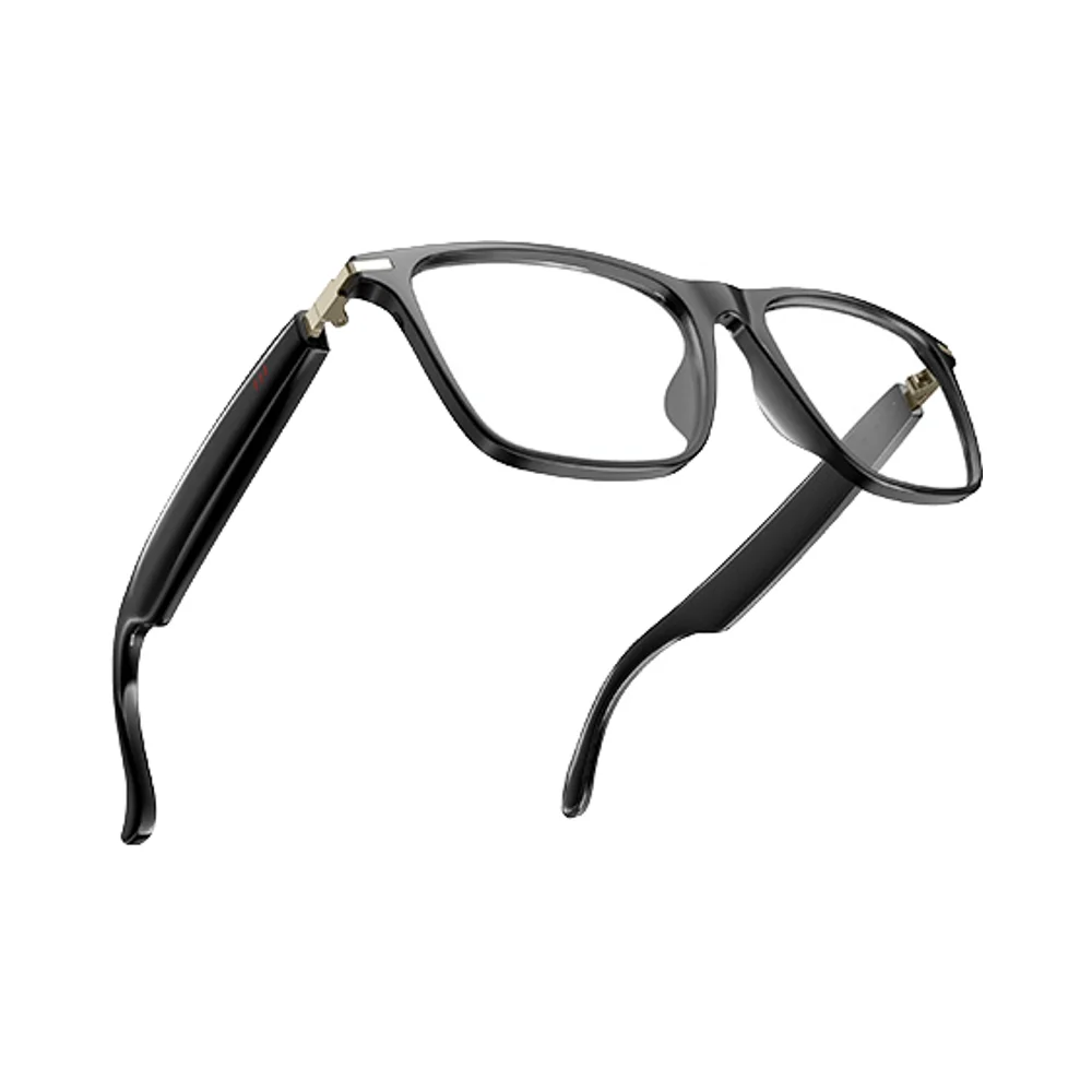 Para Auriculares Bluetooth Smart Glasses con Sonido Abierto para Mujer y Hombre Micrófono Altavoces Control Remoto de Disparo con Carga Magnética Asistente de Voz
