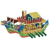 1690-53 Double-Head Small Dragon Boat (201312cm) 33 pieces