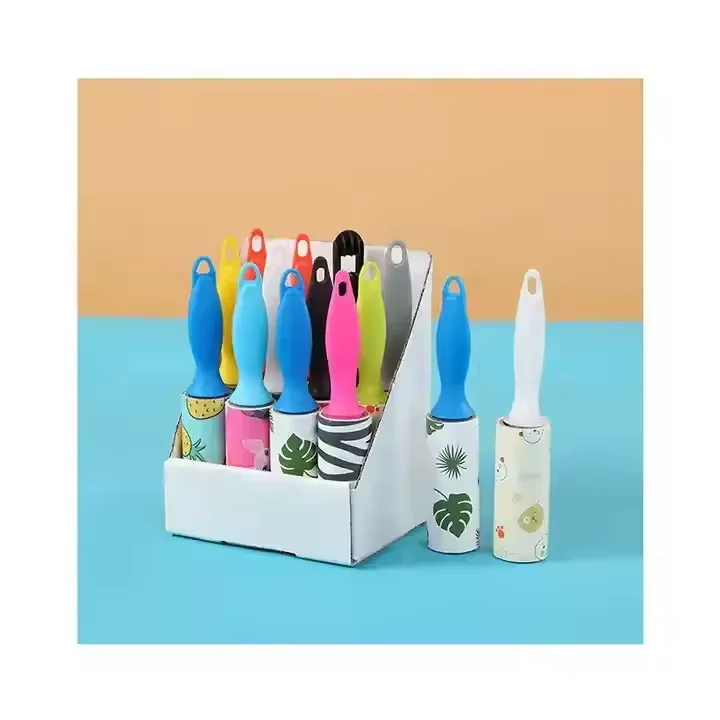 Custom Mini Portable Sticky Lint Roller for Home Use Hair Removal Manufacturer's Refill Cleaning Roller