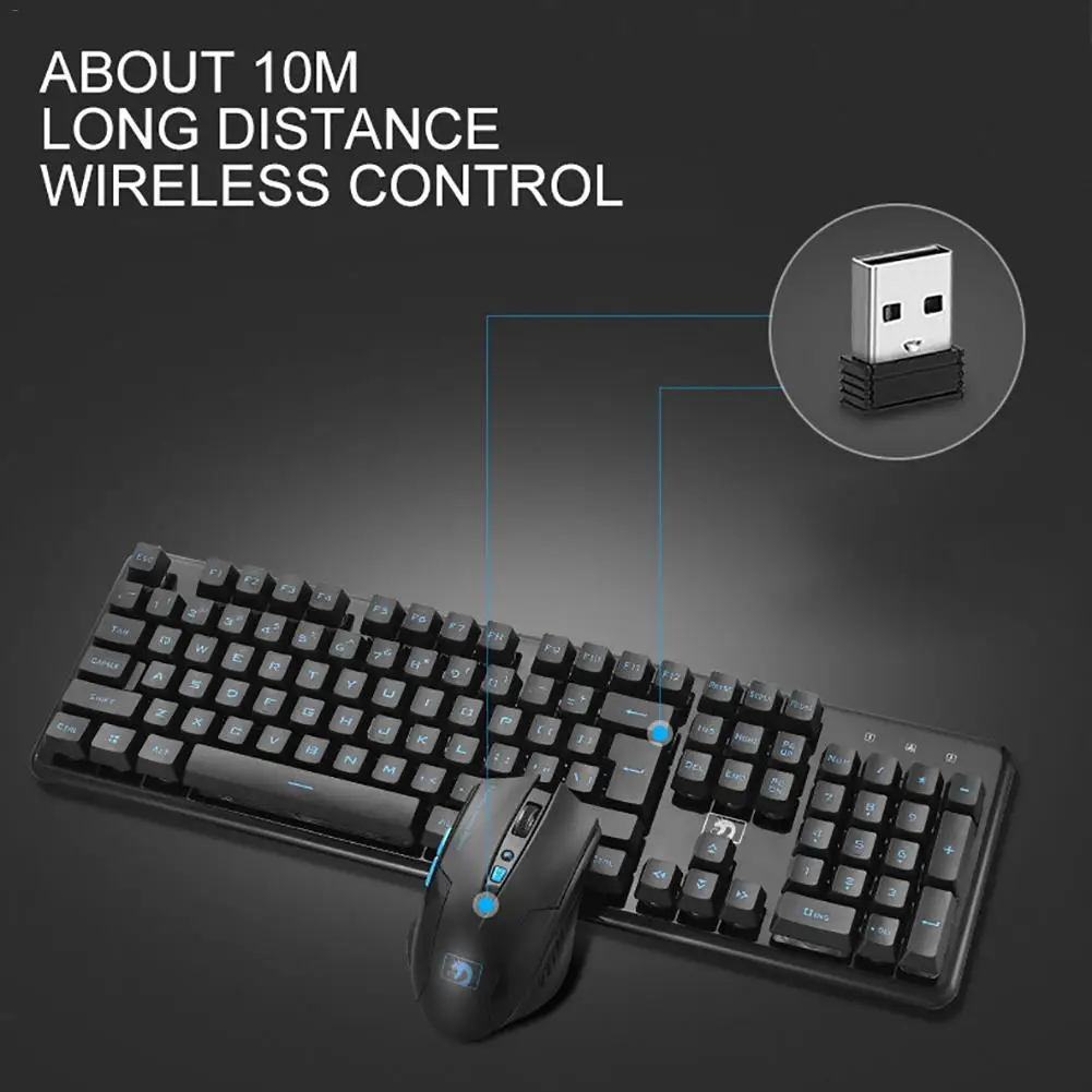 Xinmeng 620 Wireless Charging Luminous Gaming Keyboard and Mouse Set
