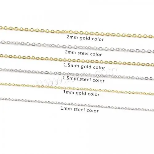 Stainless Steel Chain Necklace Fashion 