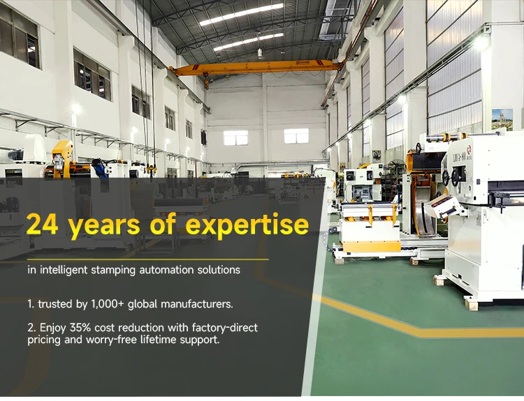 Siemens 3-in-1 PLC Servo Automatic Feeder 0.3-3.2mm Carbon Steel Coil Metal Straightener High-accuracy 20 M/Min Motor Bearing