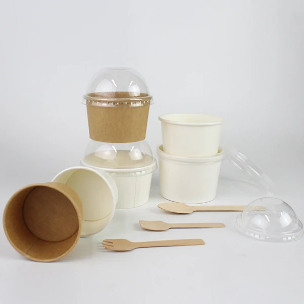 Custom Wholesale 5oz Ice Cream Paper Cup Custom Logo Printing ...