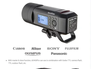Godox GN72 TTL 2.4G Wireless X System Witstro All-in-One Outdoor Flash 400ws Strong Power AD400Pro detail image