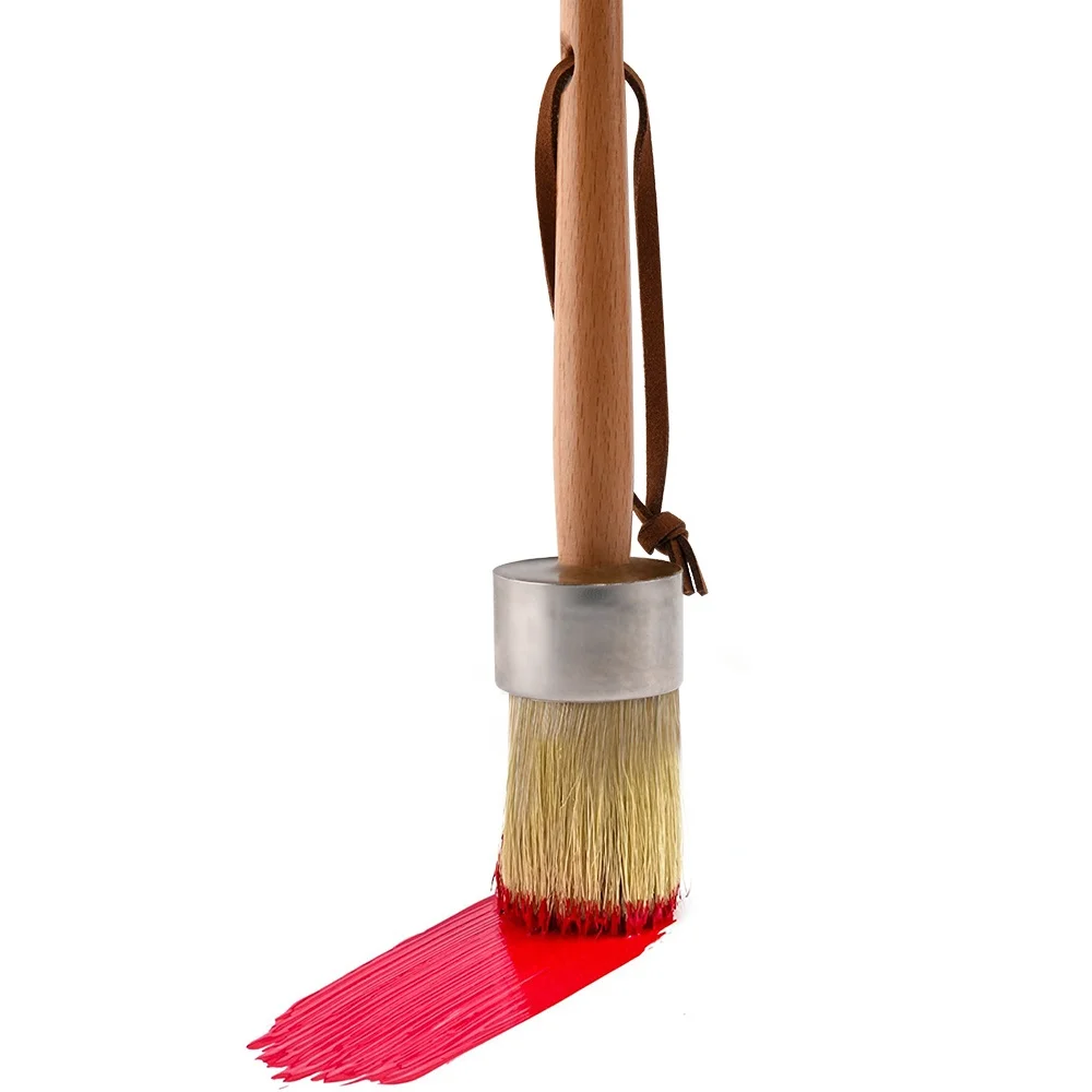 Factory Custom Acrylic Paint Professional Artist Oil Paint Brush Types Bristle Hair Chalk Artist Brush