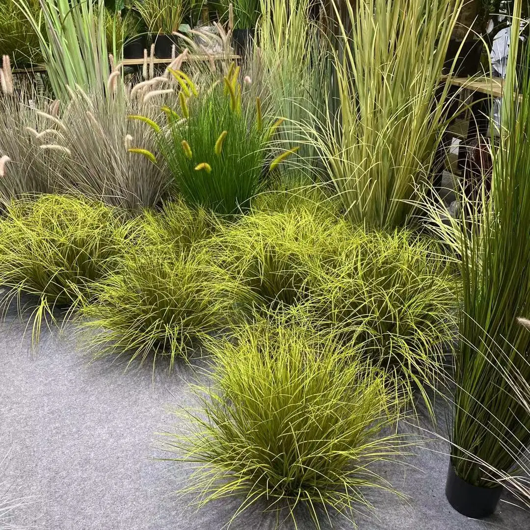 M169 Plastic Timothy Grass Artificial Grass Decor Tall Potted ...