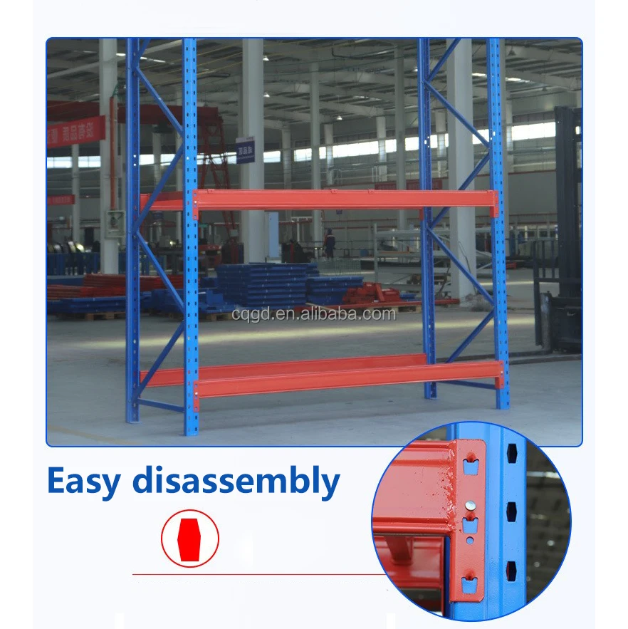 Heavy-duty Industrial Shelving Rack Beam Racking Steel Shelf Warehouse ...