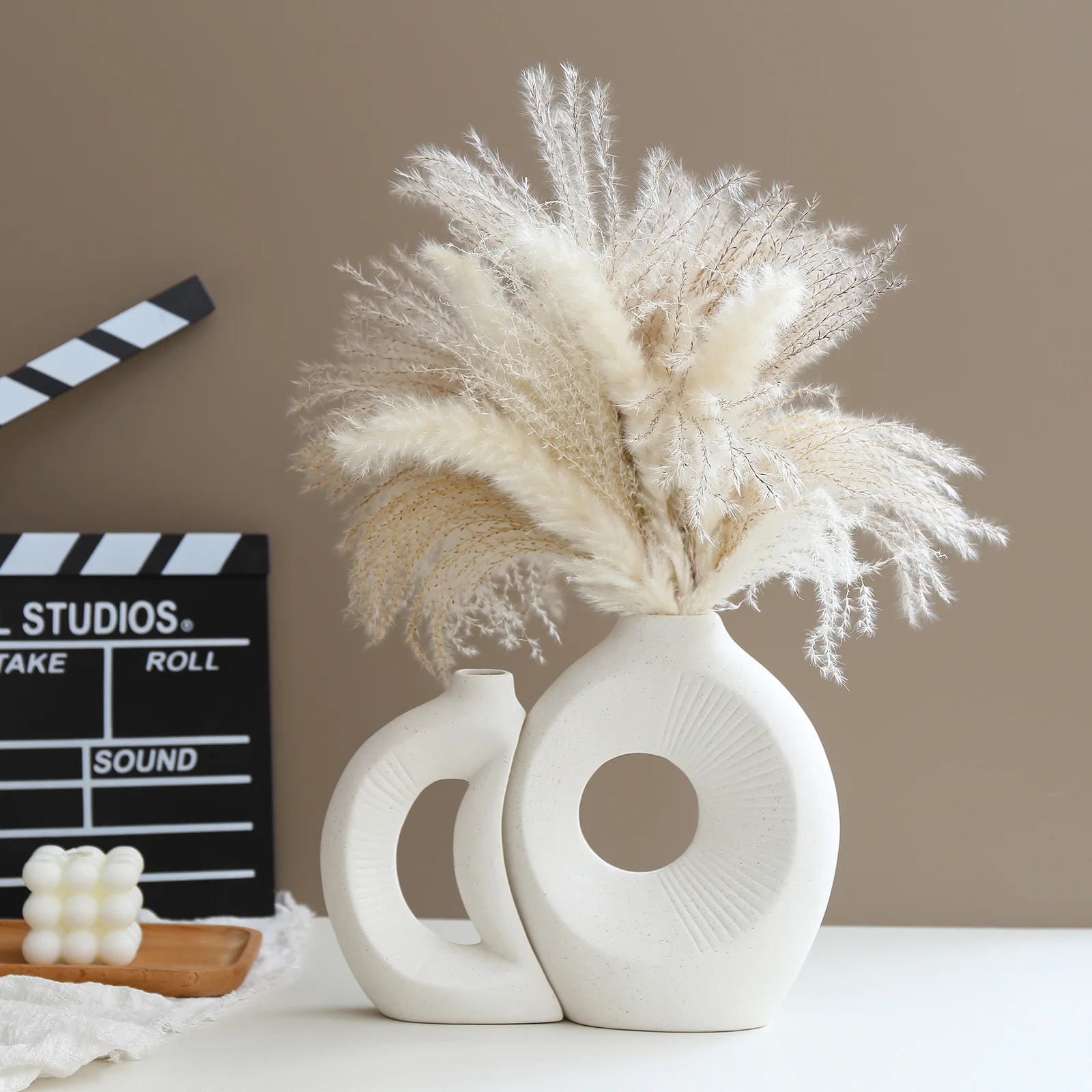 Boho Home Decor Artwork Customizable Luxury New Arrivals Decoration Various Sizes Ceramic Vase for Home Decor