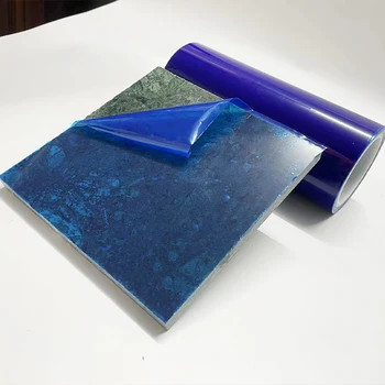 Wholesale Anti Scratch Blue Clear Pe Protection Film Temporary Plastic Adhesive Surface Protection Film For Marble