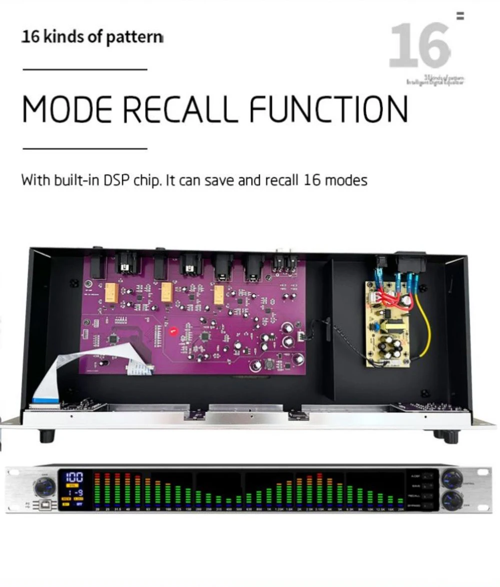 Eq777s Digital Audio Processor Equalizer Dsp Processing 31band Dsp
