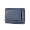 Dark blue-full top layer cowhide inside and outside