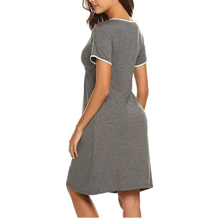 short sleeve nursing dress