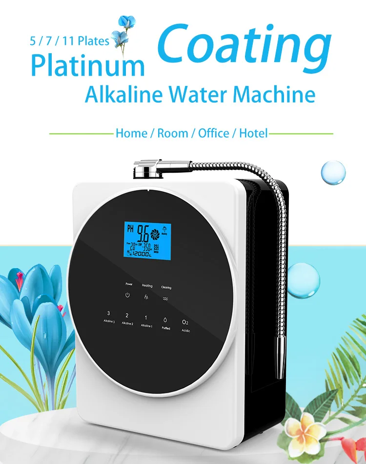 Dropshipping Platinum Coating Japan Kangen Water 5/7/11 Plates Alkaline  Water Purifier Water Alkaline Machine