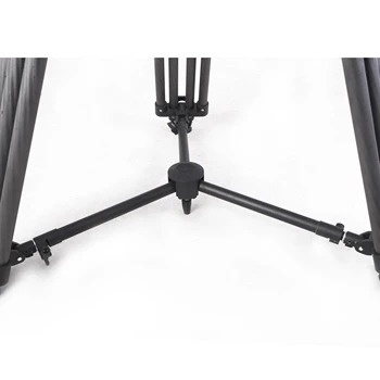 E-IMAGE EG25C PLUS Professional Heavy Duty Carbon Fiber Video Tripod With 100mm Fluid Head 28kg Payload product image