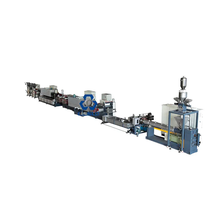 8 STRAPS GOOD QUALITY CHEAPER PP STRAPPING TAPE EXTRUDER MACHINERY