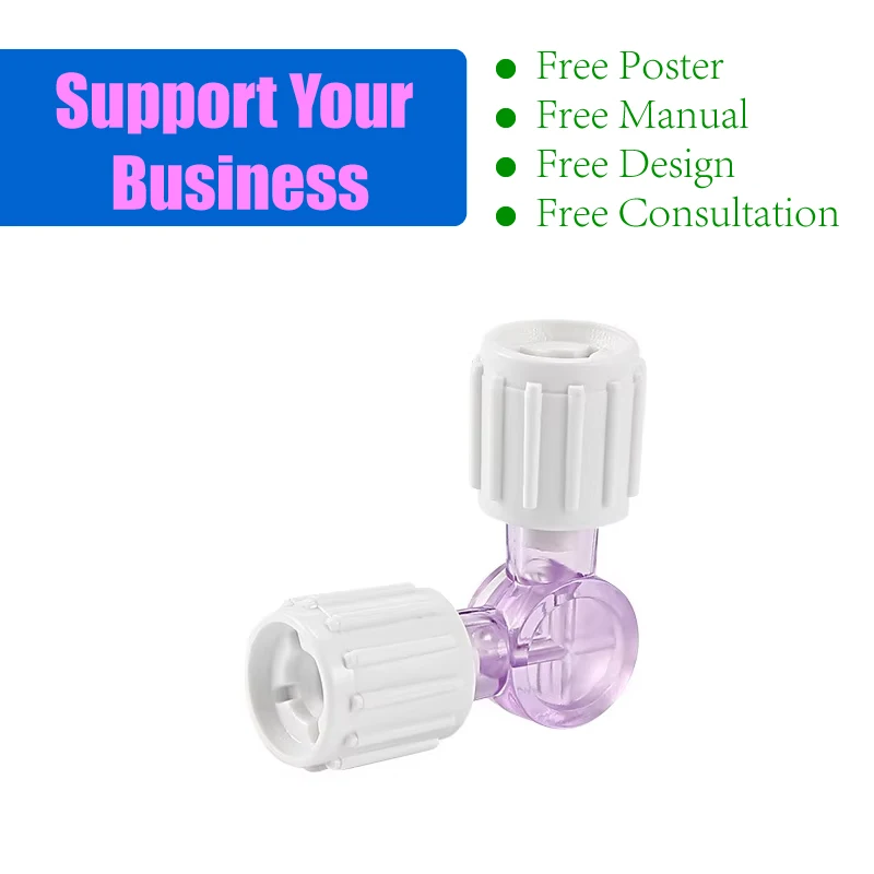 Unimaster Medical Consumables Luer Lock Connector Plastic High Sensitivity Coupler Transfer Syringe Connector