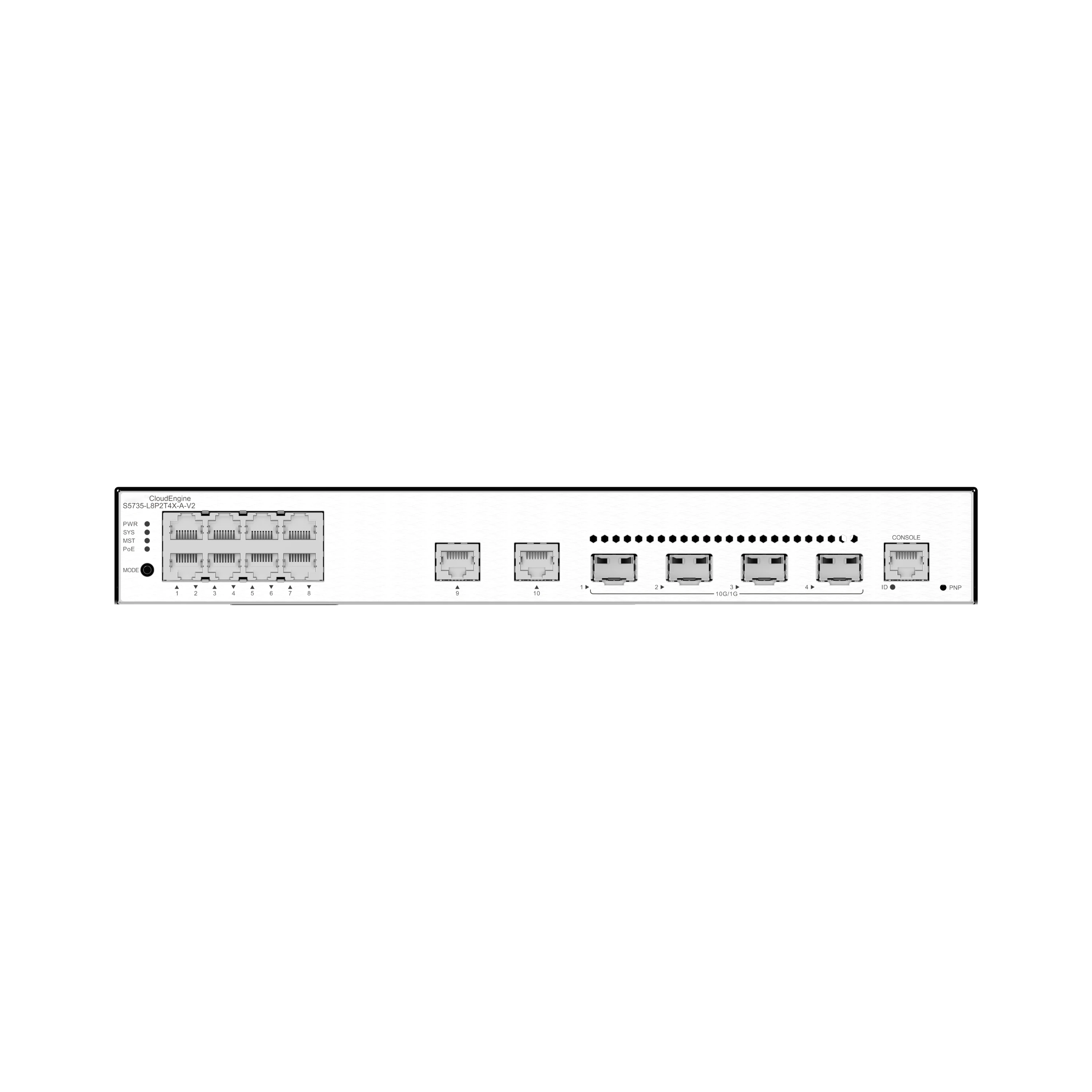 S5735-l8p2t4x-a-v2 8 Port 10/100/1000base-t Poe+ 2 Port 10/100/1000base ...