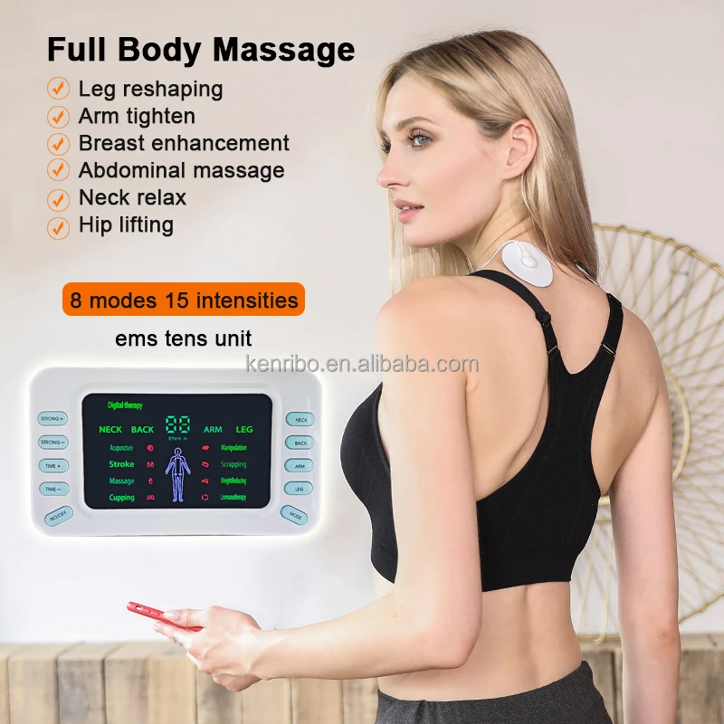 Buy Wholesale China Mini 25 Massage Modes Profesional Body Pain Relief Therapy  Device Ems Muscle Stimulator Machine Tens Unit & Tens Unit at USD 13