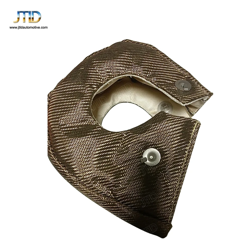 Copertura Termica Per Turbo In Titanio - Involucro Isolante Per T25 T28 T3 T4 T6, Con Fascia Di Scarico