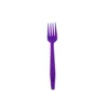 Fourchette en plastique violet-10pcs