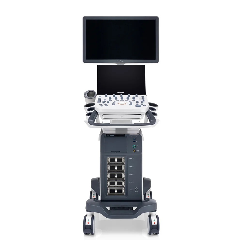 Sonoscape P20 Mobile 3D/4D Real-time Color Panoramic Doppler Trolley Ultrasound Machine