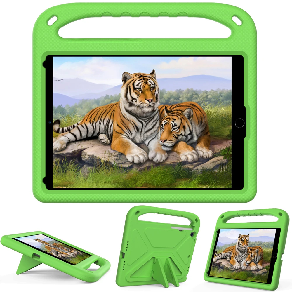Drop Proof Shatter Resistant EVA Foam Kids Tablet Case for iPad Air Pro 10.5  Inch Protective Cover Foldable Stand Bright Color