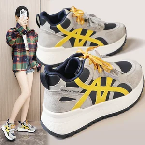 2026 New Training Shoes Versatile Casual Sports Shoes Women's Thick Sole Lightweight Anti Slip Breathable Shoes