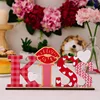 Valentine's Day wooden ornament  Model B