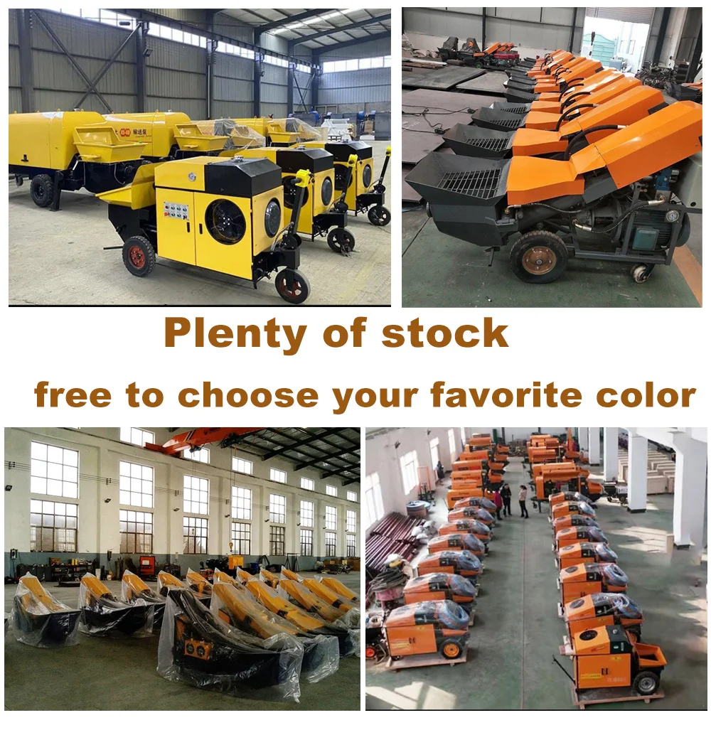 Automatic Concrete Pump Price in Pakistan Factory Sales Mini Concrete Pump Portable Factory Supply Concrete Pump Germany